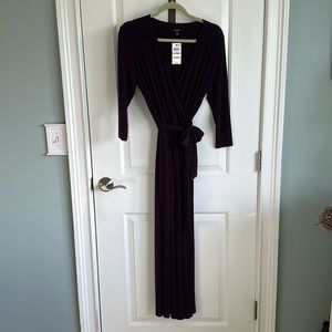 ALFANI PURPLISH-PLUM JUMPSUIT 💜 Petite-Small